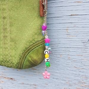 Patch & Roam Cute but Rude 'C*NT' beaded purse or key charm colorful playful